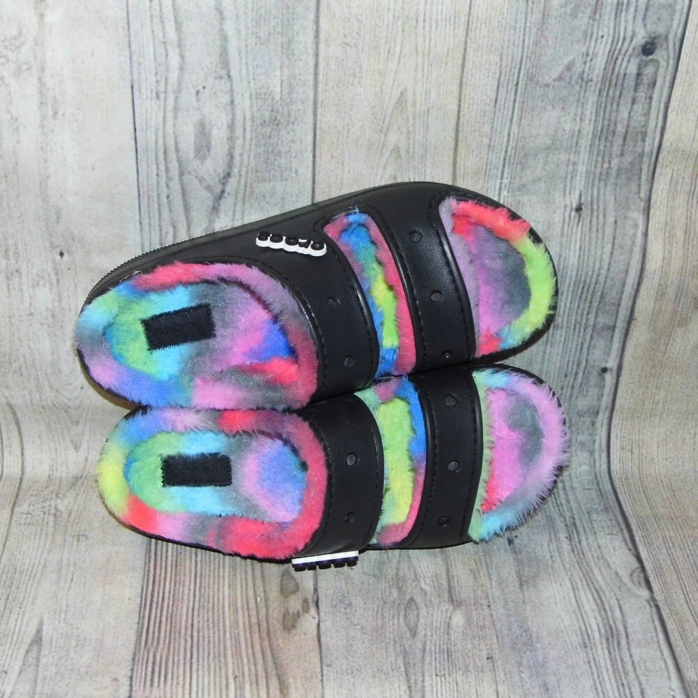 CROCS Classic Cozzzy Spray Dye Slide Sandals Womens Size 11 - Picture 6 of 8